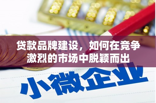 监利贷款品牌建设，如何在竞争激烈的市场中脱颖而出