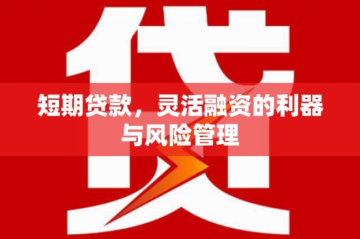 监利短期贷款，灵活融资的利器与风险管理