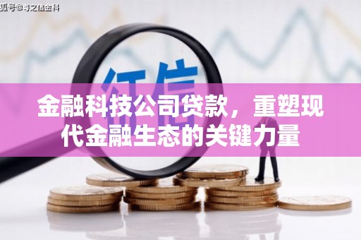 监利金融科技公司贷款，重塑现代金融生态的关键力量