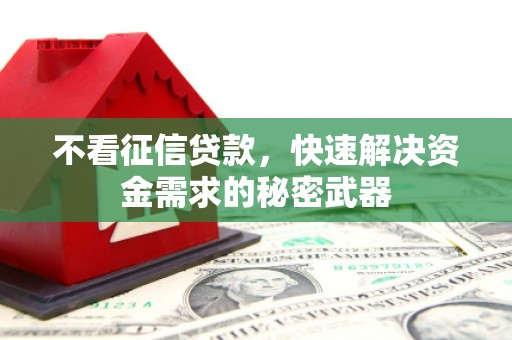 监利不看征信贷款，快速解决资金需求的秘密武器