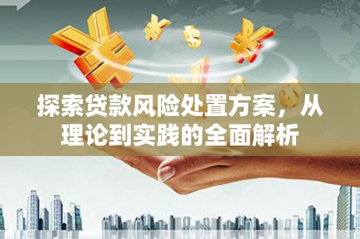 监利探索贷款风险处置方案，从理论到实践的全面解析