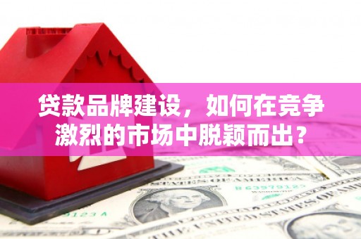 监利贷款品牌建设，如何在竞争激烈的市场中脱颖而出？